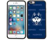 Coveroo 876 9870 BK FBC Connecticut Husky Repeating Design on iPhone 6 Plus 6s Plus Guardian Case