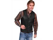 Scully 503 198 44 Mens Leather Wear Western Vest Black Size 44