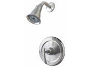 Ultra Faucets UF78803 1 Brushed Nickel 1 Handle Contemp Tub Shower Faucet