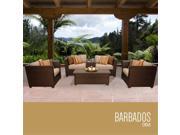 TKC Barbados 6 Piece Outdoor Wicker Patio Furniture Set