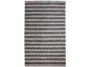 DynamicRugs HL2491004901 91004 Heirloom Collection 2 x 4 in. Contemporary Rectangle Rug Charcoal Silver