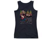 Trevco Popeye Rocks Juniors Tank Top Black XL