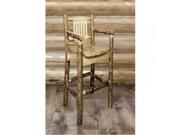 MontanaWoodworks MWGCBSWCAS Glacier Country Collection Captains Barstool 44 x 24 x 18 in.