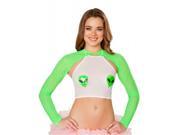 Roma Costume T3249 Lime O S Sheer Shrug Lime One Size