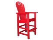 Imperial International 381 3010 College University of Nebraska Pub Captain Chair Red