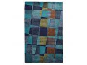 Jaipur RUG129869 9 x 12 ft. Contemporary Abstract Pattern Wool Art Silk Area Rug Blue Green