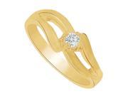 Fine Jewelry Vault UBNR81960Y14D Conflict Free Diamond Mother Ring 14K Yellow Gold