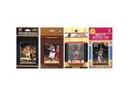 CandICollectables TRAILB4TS NBA Portland Trail Blazers 4 Different Licensed Trading Card Team Sets
