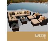 TKC Barbados 12 Piece Outdoor Wicker Patio Furniture Set