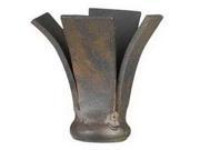 Cal Lighting FA 5044A Fence Metal Cast Lamp Finial Brown