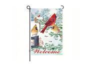 Premier Designs PD56082 Snow Flurry Cardinals Garden Flag