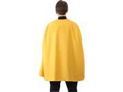 Morris Costumes AA234 Yellow Superhero Cape Adult 36
