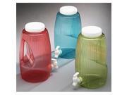 Arrow Plastic 74834 1.5 Gallon Beverage Dispenser Assorted Colors Pack of 4