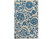 Artistic Weavers RDS2314 810 Rhodes Maggie Rectangle Hand Tufted Area Rug Royal Blue Off White 8 x 10 ft.