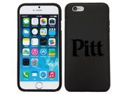 Coveroo 875 913 BK HC University of Pittsburgh Pitt 4 Design on iPhone 6 6s Guardian Case