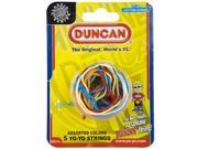 Brybelly TDUN 08 Duncan YoYo Replacement Strings Five Pack Assorted Colors
