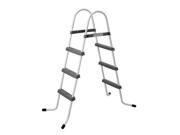 NorthLight Three Step Above Ground Swimming Pool Deck Ladder 56.3 in.