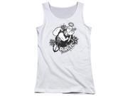 Trevco Popeye Stars And Anchor Juniors Tank Top White Small