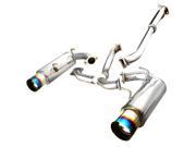 Spec D Tuning MFCAT2 FRS12T SD Catback Dual Burnt Tip Exhaust System for 12 Scion FRS 15 x 18 x 54 in.