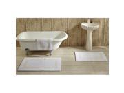 Better Trends BAHO1724WHIV Hotel Collection Bathrug White Ivory 17 x 24 in. Set of 2