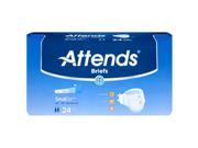 Attends BRBX15 Extra Absorbent Breathable Briefs Small 96 per Case