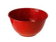 GSI GSI 01226 Enamel Mixing Bowl 10 in. Red