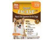 Sergeants Pet Care 3146 Evolve 11 Flea Tick Squeeze On for Dogs 21 29 lbs 0.1 oz Pack of 3