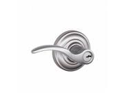 Schlage Lock 043156430024 Andover Collection St. Annes Keyed Entry Lever Satin Chrome
