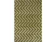 Rugs America 24245 5 ft. 3 in. x 7 ft. 10 in. Hudson Green Linen Rectangular Area Rug