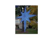 NorthLight 72 in. LED Lighted Blue Silver Moravian Star Commercial Hanging Christmas Light Decoration