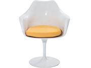 East End Imports EEI 116 YLW Lippa Arm Chair with Yellow Cushion