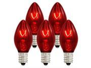 Queens of Christmas WL C7 R TW C7 Incandescent Clear Bulb E12 Base Twinkle