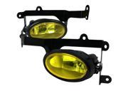 Spec D Tuning LF CV062AMOEM RS 2 Door OEM Fog Lights for 06 to Up Honda Civic Yellow 10 x 12 x 18 in.