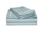 Egyptian Cotton 650 Thread Count Solid Sheet Set Split King Teal