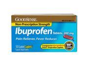 Good Sense Ibuprofen 200 mg Coated Pain Reliever Caplets 50 Count Case of 24