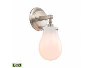 ELK Group International 31920 1 LED Jaelyn 1 Light LED Vanity Brushed Nickel 12 x 5 in.