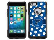 Coveroo 876 11415 BK FBC St Louis Blues Polka Dots Design on iPhone 6 Plus 6s Plus Guardian Case