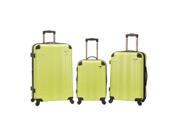 Fox Luggage F190 LIME Luggage Set Lime 3 Pieces