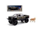 Jada 97144 2014 Chevrolet Silverado Pickup Truck with Dog Realtree TV Series 1 24 Diecast Model