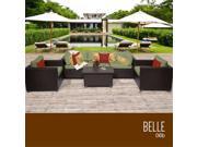 TKC Belle 6 Piece Outdoor Wicker Patio Furniture Set