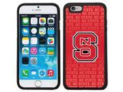 Coveroo 875 8909 BK FBC NC State Repeating Design on iPhone 6 6s Guardian Case