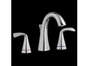 American Standard 012611559266 Fluent Two Handle Widespread Bathroom Faucet with Red Blue Indicators Polished Chrome