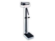 Detecto Metric Eye Level Beam Scale with Height Rod Hand Post