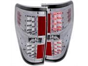 ANZO 311147 Ford F 150 09 14 LED Tail Lights Chrome