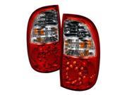 Spec D Tuning LT TUN05RLED KS LED Tail Lights for 05 to 06 Toyota Tundra Red 10 x 14 x 16 in.