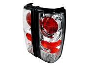 Spec D Tuning LT S1082 APC Euro Housing Tail Lights for 82 to 93 Chevrolet S10 Chrome 12 x 16 x 18 in.