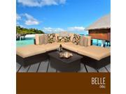 TKC Belle 6 Piece Outdoor Wicker Patio Furniture Set