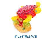 Penn Plax RR1001 Fish Resin Aquarium Ornament Sparkling Turtle 4 in.