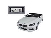 Paragon 97061 BMW M6 F12M Convertible Alpine White 1 18 Diecast Car Model