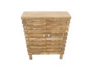 Benzara 27817 Chic Wood Cabinet